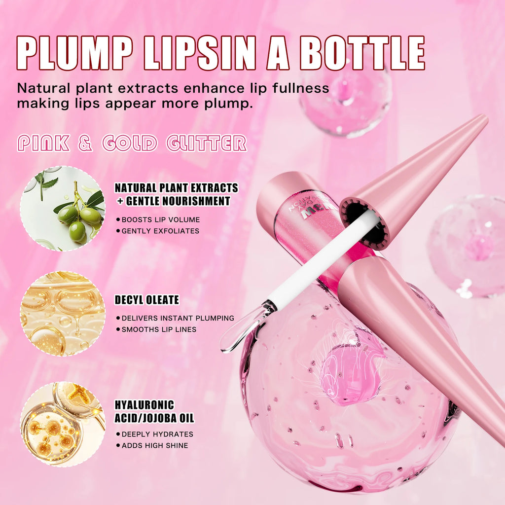 Lip Plumper Gloss – Moisturizing, Transparent & Fragrance-Free