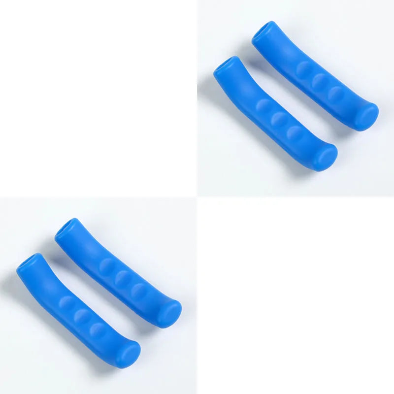 1/2Pair Bicycle Brake Handle Protection Cover Mountain Road Bike Brake Lever Protection Anti Slip Gel Sleeve Cycling Accessories Oasis Select 2pairs Blue