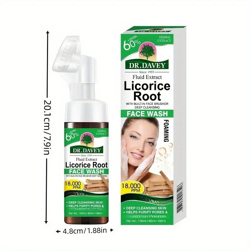 DR.DAVEY Licorice Bubble Mousse Facial Cleanser | Unisex