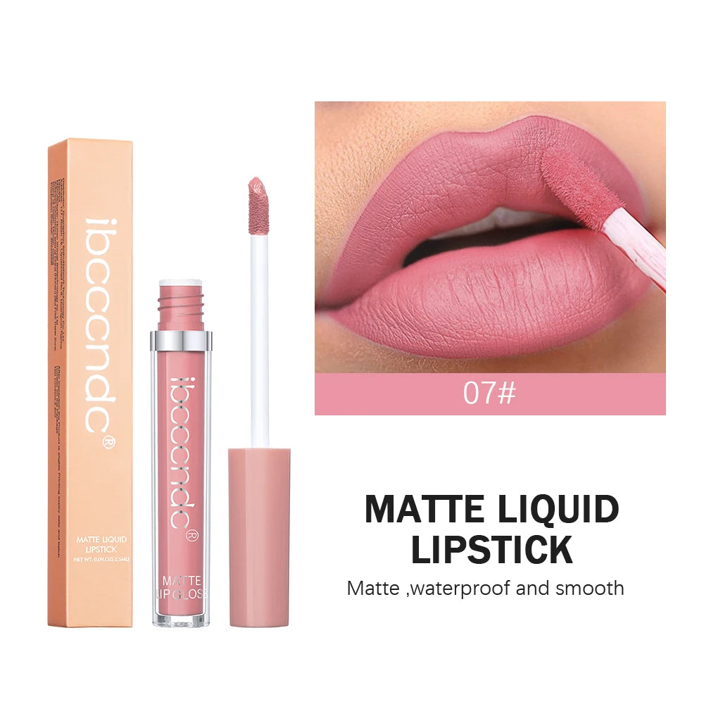 ibcccndc 12-Color Matte Velvet Liquid Lipstick | 12Hr Wear Matte Liquid Lipstick Oasis Select 7
