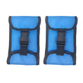 Adjustable Diving Weight Belt Pouch with Quick Release Bucke Technical Sidemount Scuba Gear Lead Weight Bag Oasis Select blue 2pc