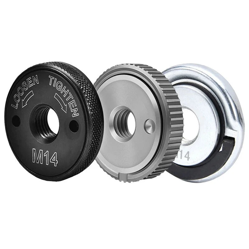 JUSTINLAU 1PC Universal M14 Thread Angle Grinder Pressure Plate Angle Grinder Flange Nut Accessory for Replacing Clamping Tools Oasis Select