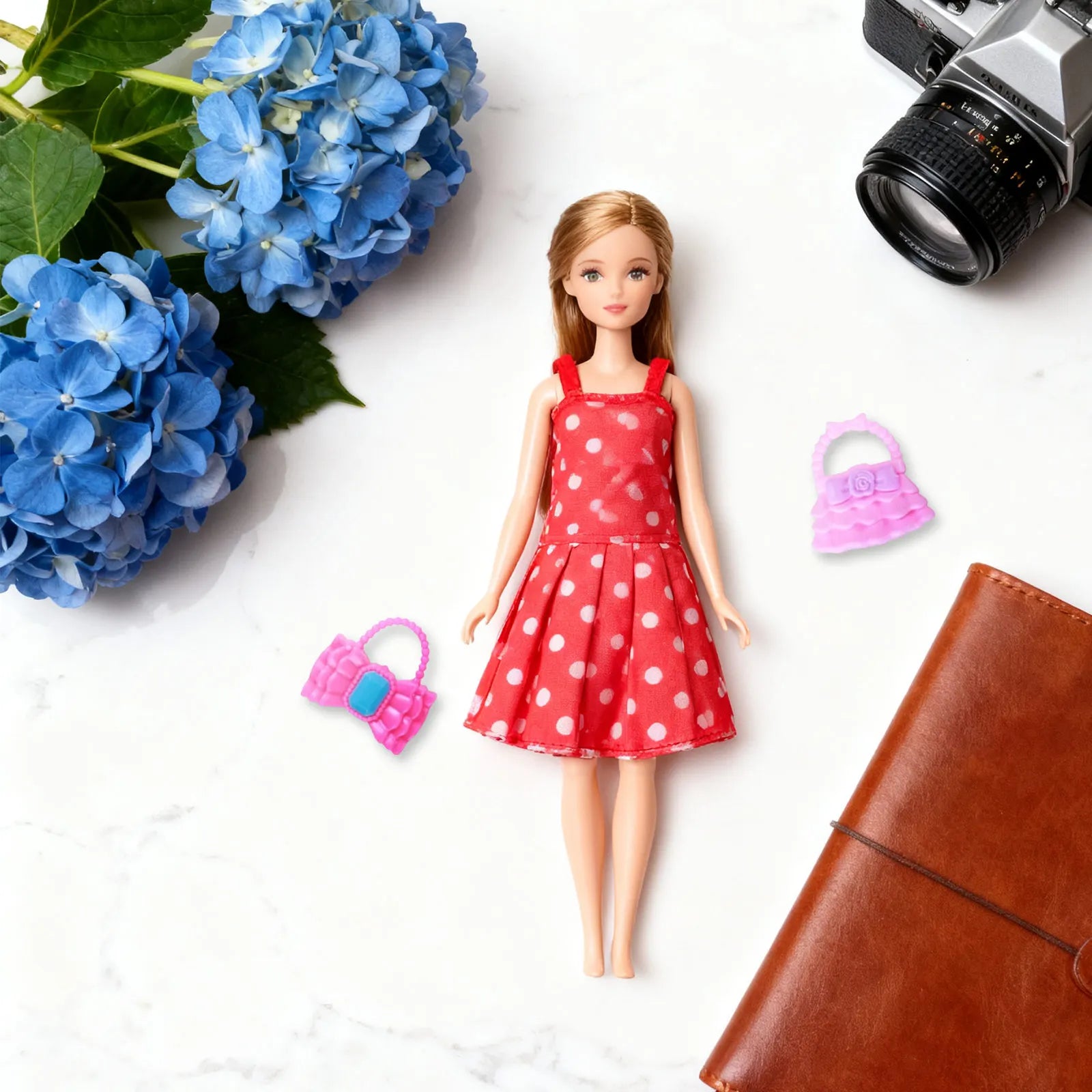 32-Piece Barbie Doll Clothes & Accessories – Dresses, Shoes & More Doll Clothes Set Oasis Select