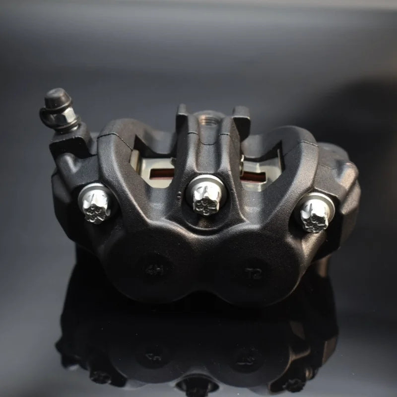 Motorcycle Nissin forged brake caliper asymmetric 4-piston 100MM installation lock point for front wheel braking Oasis Select