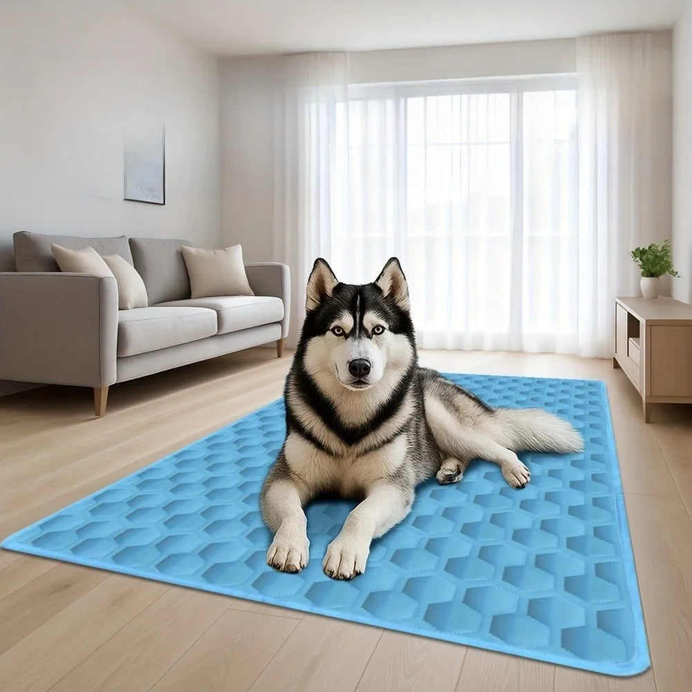 Pet Ice Pad Cool Sleeping Mat Breathable Silk Sofa Cat Blanket Small Oasis Select
