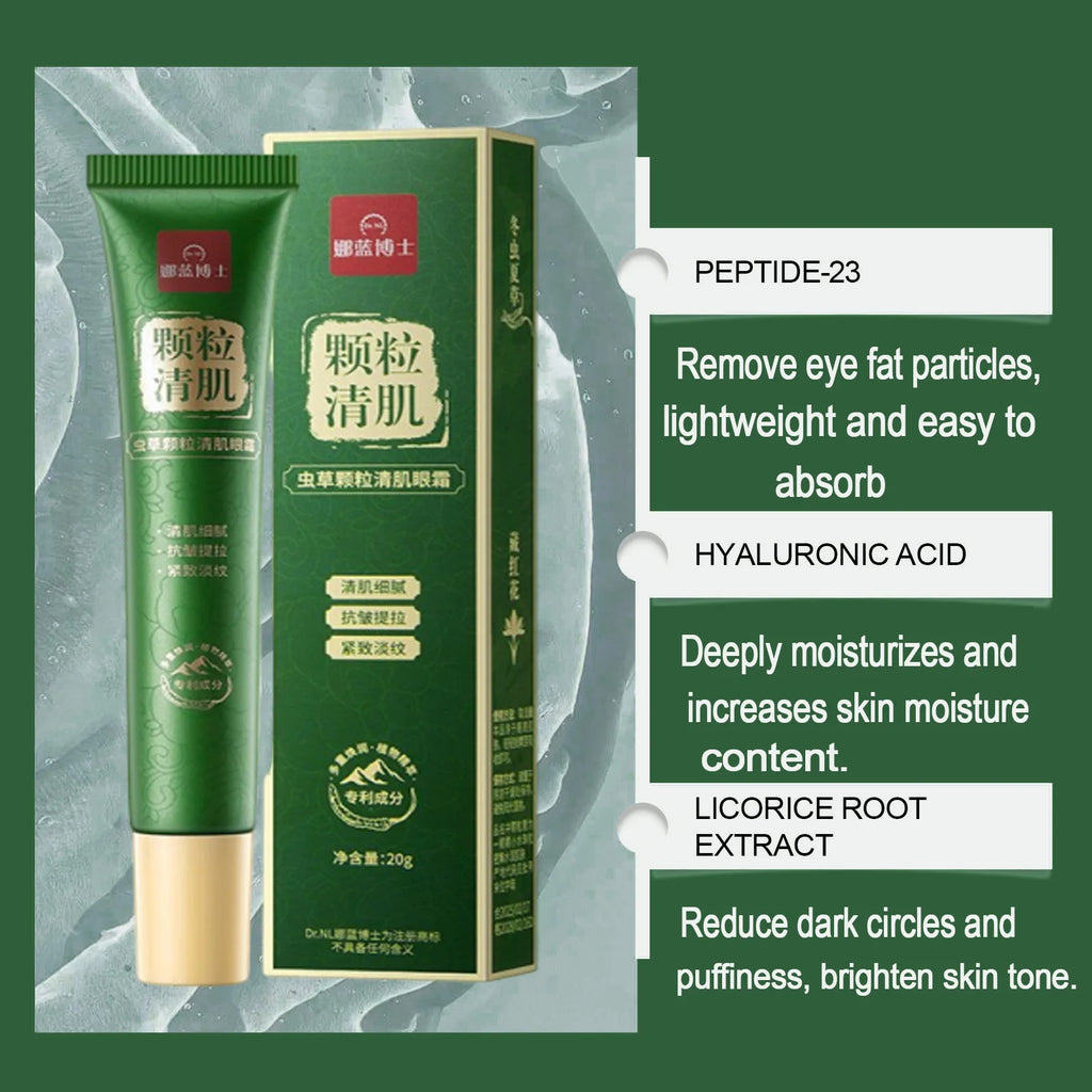 Fat Granules Remover Eye Cream Anti-Puffiness Anti Inflammatory Reduce Dark Circles Eyebags Fade Lines Moisturizing Eye Care Oasis Select