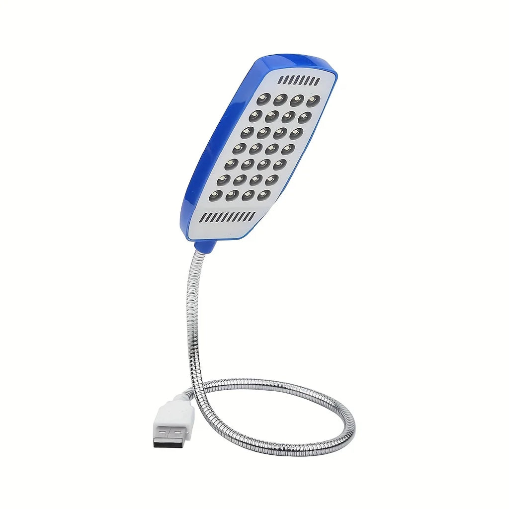 28LED USB Book Lights Eye Protection Reading Lamp Flexible Reading Book Lights AdjustableTable Lamp For Bedroom Study Lighting Oasis Select Blue