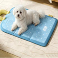 Pet Summer Cooling Mat, Breathable Mesh Design | Made with Sweat-Absorbent Material,Suitable for Small,Medium, and Large Pet Dog Oasis Select Blue S
