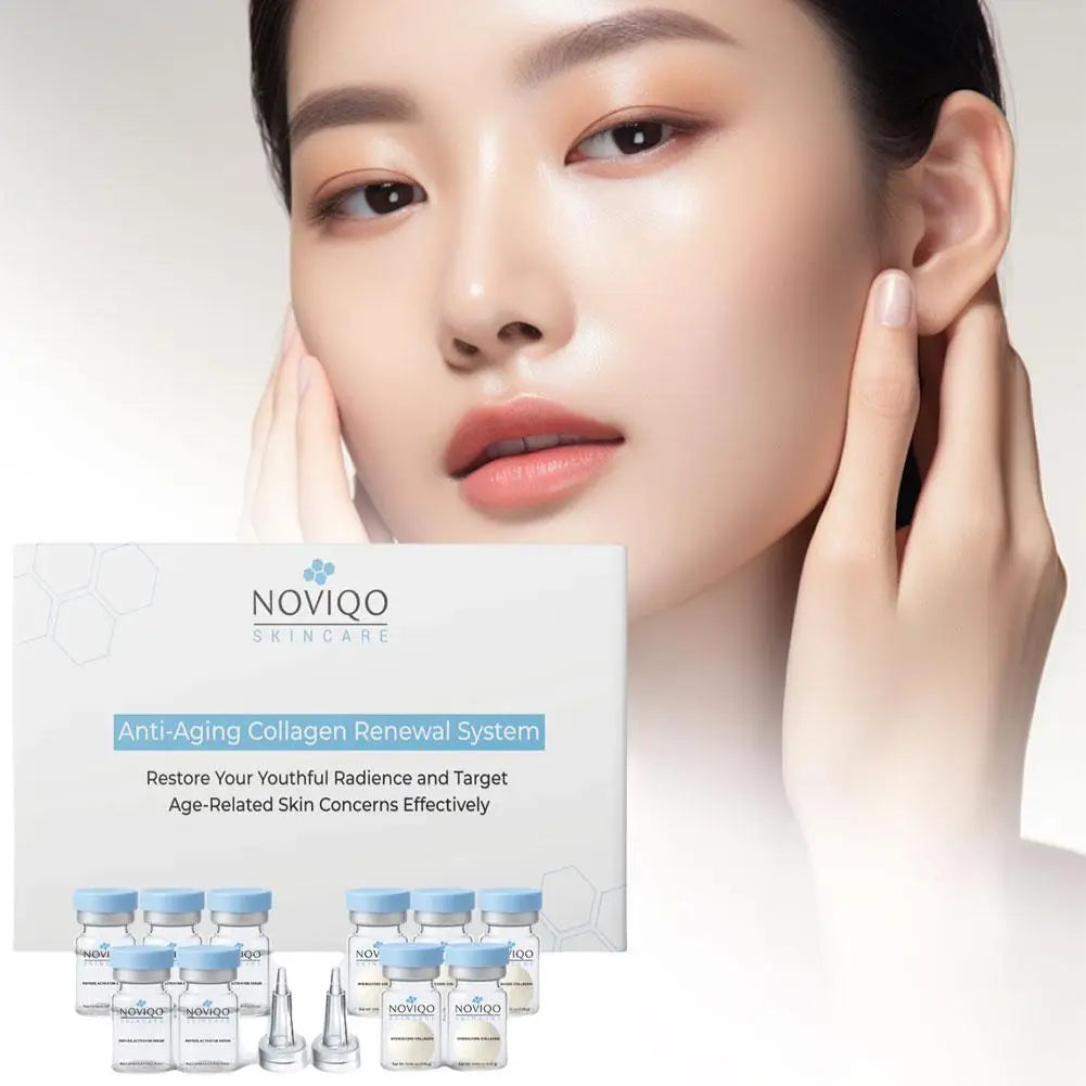 NOVIQO Anti-Aging Collagen Renewal System - Nano Silk Collagen Serum Firming Anti-wrinkle Deep nourishment and repair Oasis Select