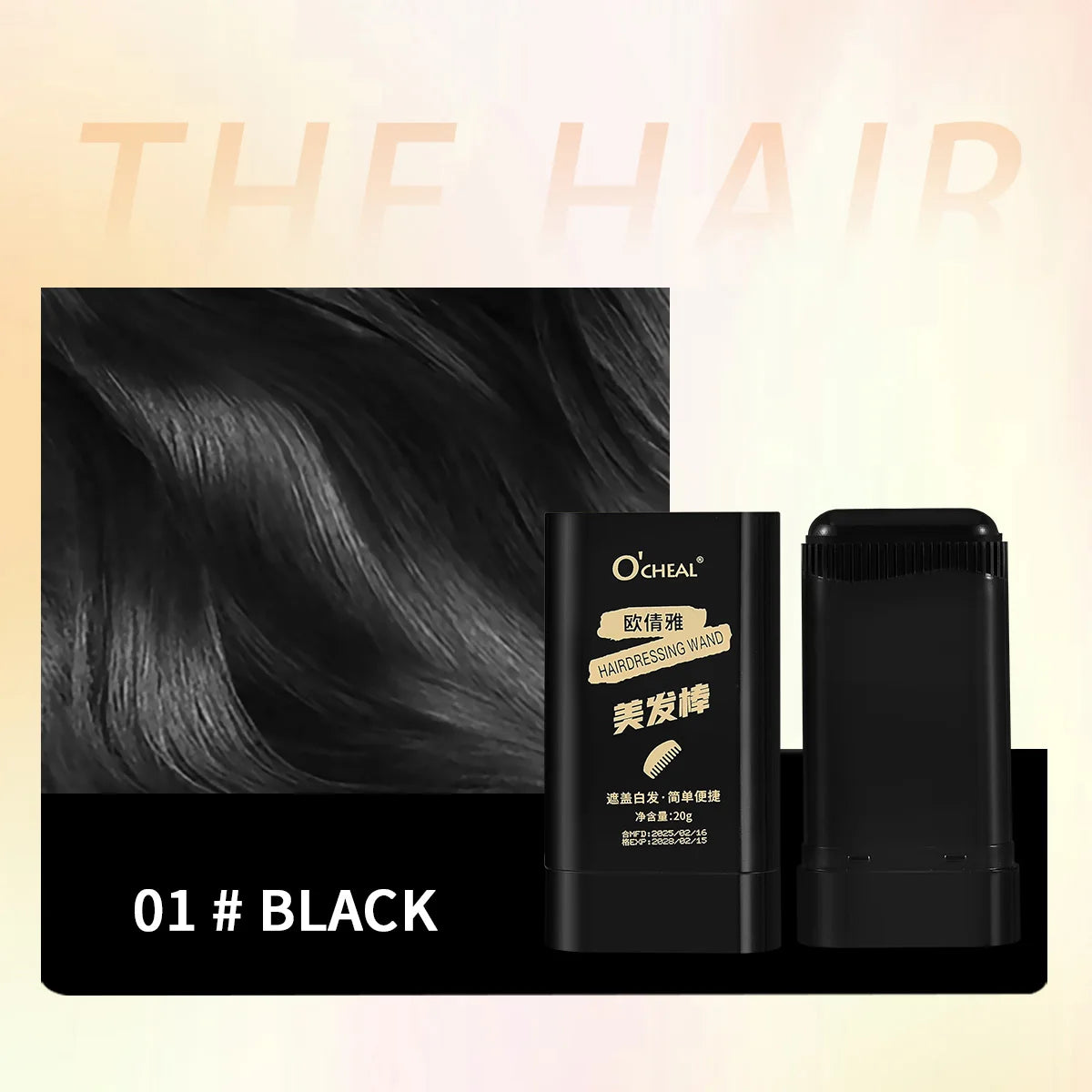 O'Cheal Hair & Beard Touch-Up Color Stick | 3 Shades