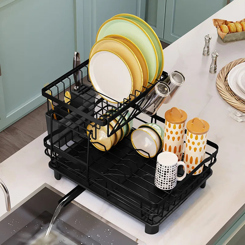 Kitchen Dish Rack Drain Rack Multifunctional Kitchen Shelf Storage Rack Dish Rack Dry Drain Oasis Select