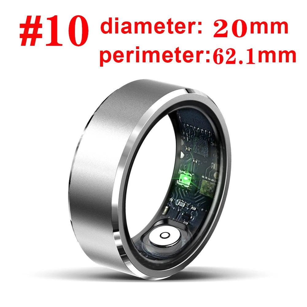 Smart Ring Bracelet Finger Digital Ring Heart Rate Monitoring Waterproof Sleep Remote Control Sports Rings Women Men Oasis Select SV 10