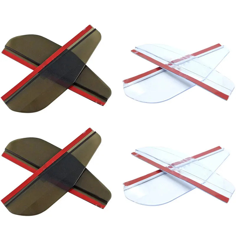 1/2/3/4Pairs Rear View Side Mirror Rain Board Eyebrow Guard Sun Visor Shade Shield Car Exterior Accessories Car Styling Oasis Select 4pairs mix