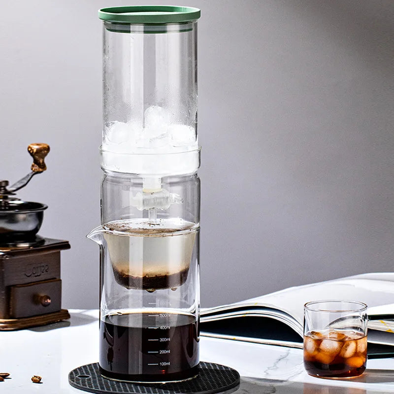 Ice Drip Cold Brew Coffee & Tea Pot | Borosilicate Glass
