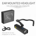 Outdoor Dual Light Source Portable Induction Headlight Usb Charging Night Fishing And Running Hanging Ear Mounted Led Headlight Oasis Select SHE86