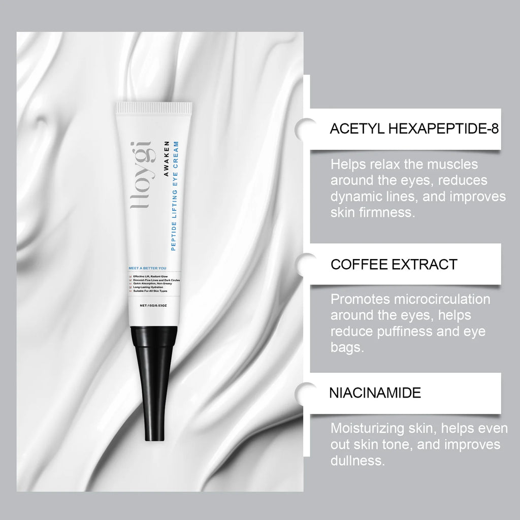 Hoygi Polypeptide Eye Cream – Dark Circles & Puffiness Peptide Eye Cream Oasis Select