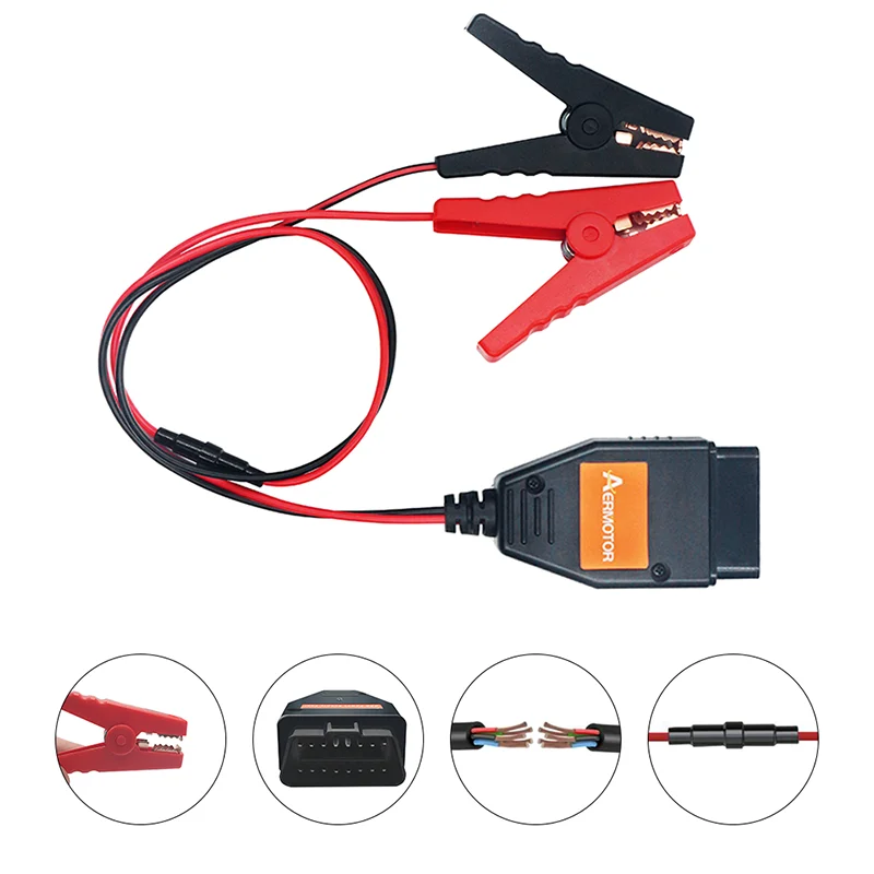 OBD2 ECU Memory Saver Cable – Battery Replacement Power Keeper OBD2 Memory Saver Cable Oasis Select