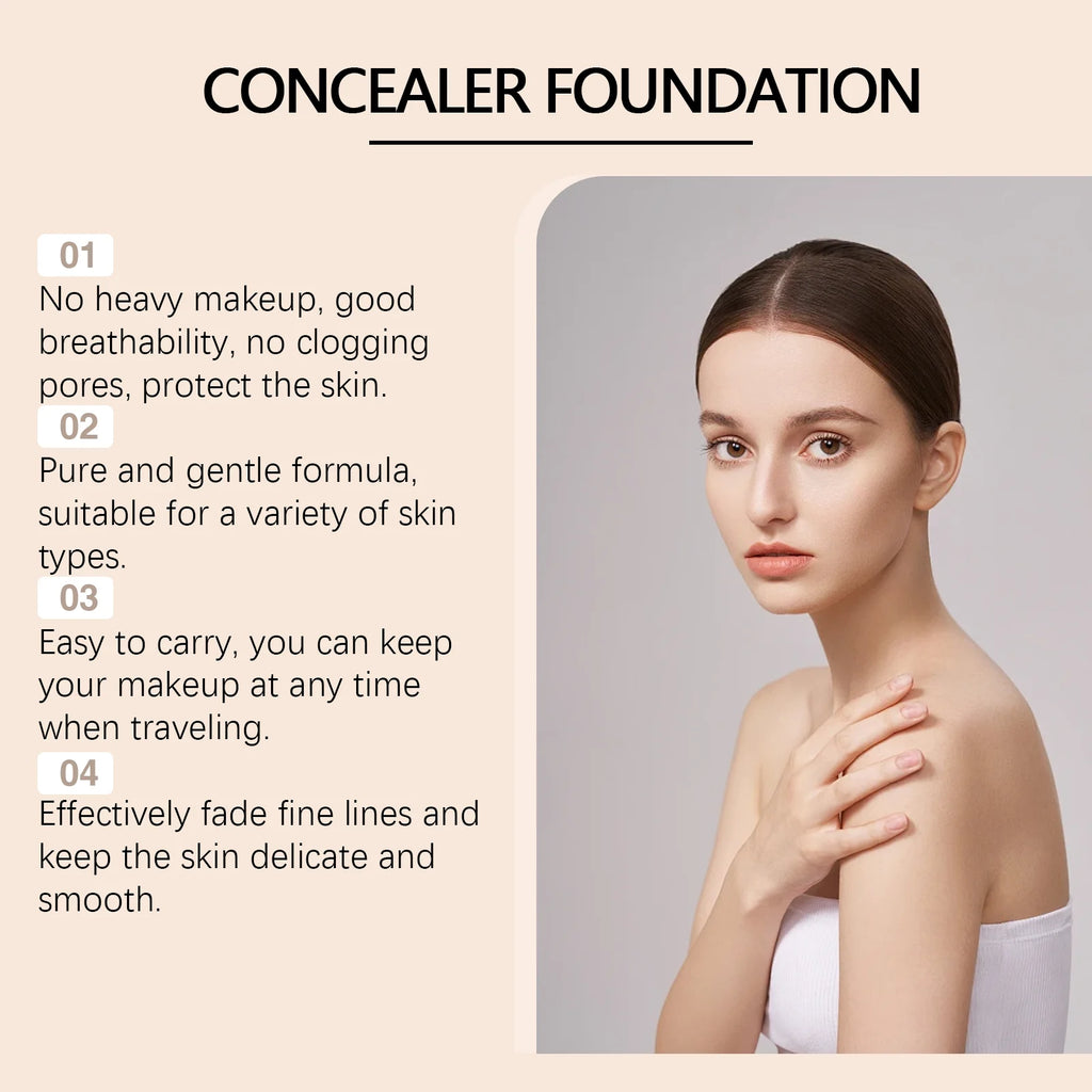 Eelhope Color-Changing Foundation – Hydrating Longwear Concealer Color-Changing Foundation Oasis Select