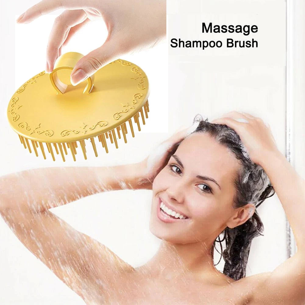 Silicone Scalp Exfoliator Brush – Dandruff & Shampoo Massager Scalp Massager Brush Oasis Select