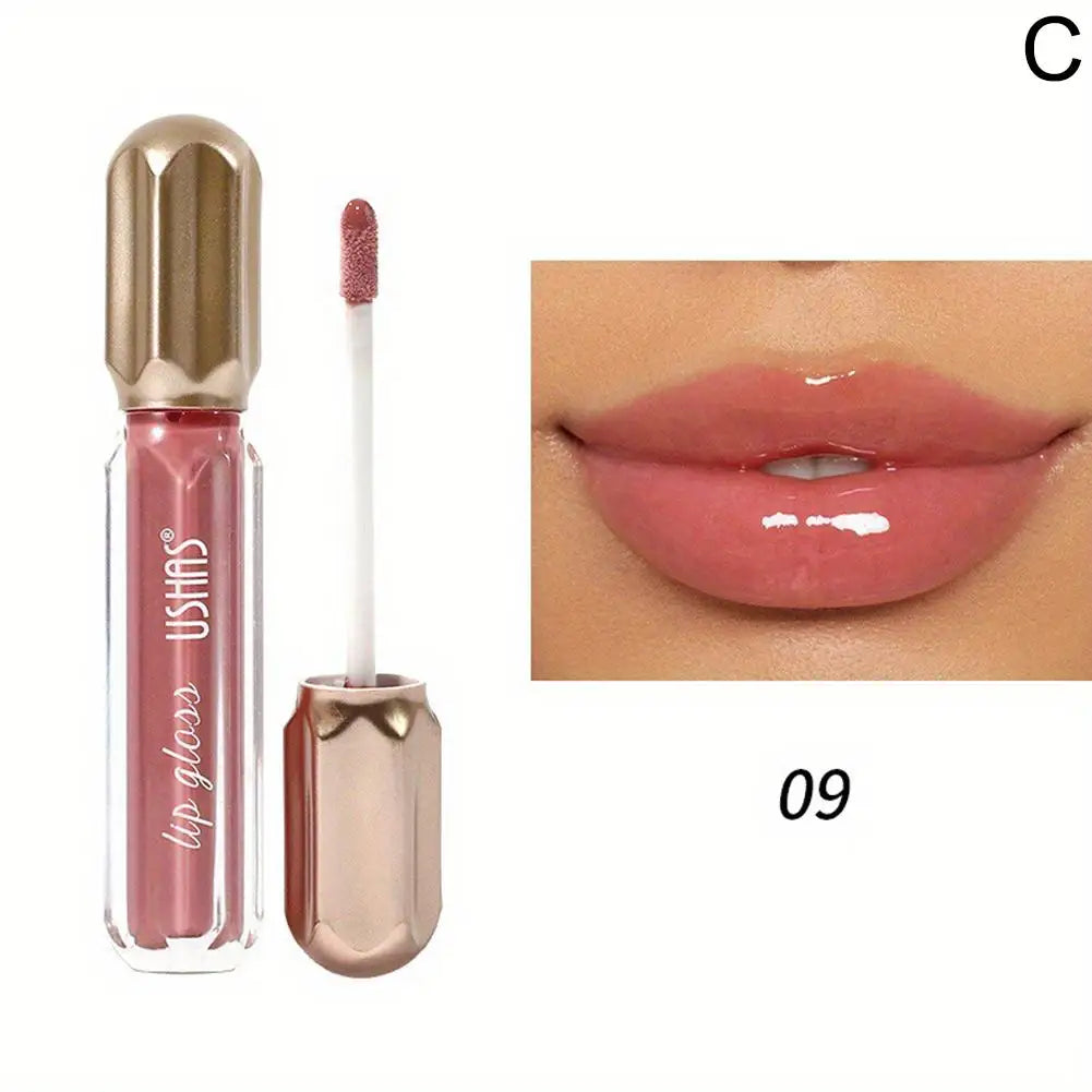 6 Color Mirror Pearl Lip Gloss Waterproof Long Lasting Moisturizing Liquid Lipstick Shimmery Glitter Lip Gloss Women Lip Makeup Oasis Select 09