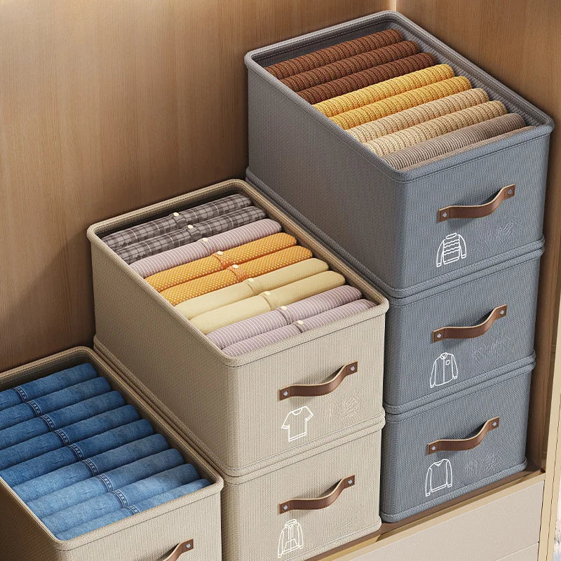 Clothes Organizer Trousers Clothes Jeans Storage Box Underwear Bra Socks Artifact Compartment Box Wardrobe Clothes Organizer Oasis Select