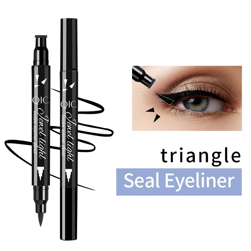 QIC 2-in-1 Stamp Liquid Eyeliner Pen – Waterproof, Long-Lasting