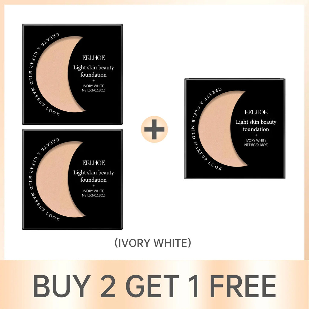 Eelhoe Matte Foundation – Full Coverage Hydrating & Waterproof Matte Face Foundation Oasis Select 3 Ivory White