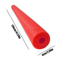 Pool Noodles Foam Tube Floating Hollow Large Colorful Exercise Aid Pool Noodles Tube for Aerobics Craft Projects Parties Water Oasis Select Red