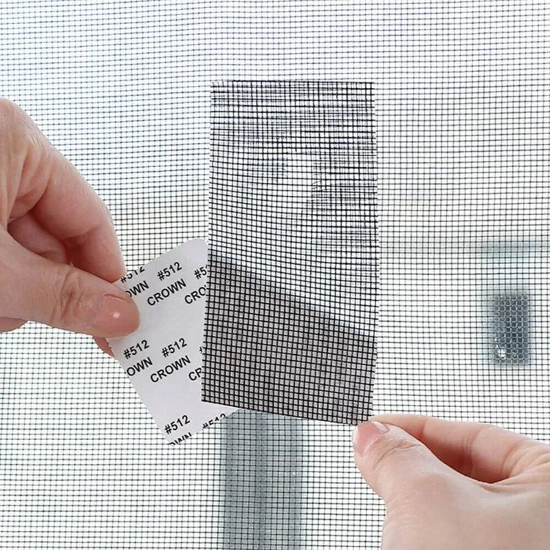 Strong Self Adhesive Window Screen Repair Tape Window Net Screen Repair Patch Covering Up Holes Tears Anti-Insect Mosquito Mesh Oasis Select
