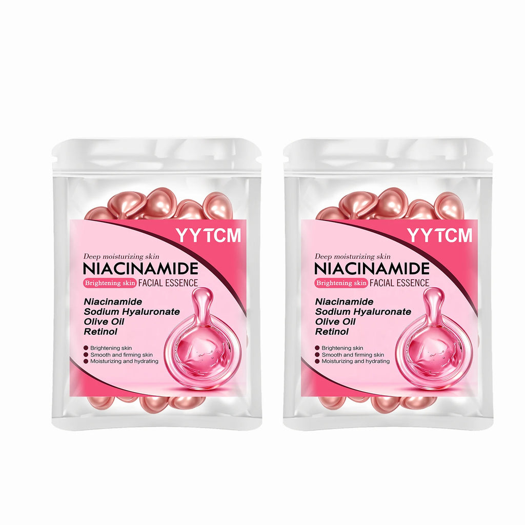 Niacinamide & Retinol Facial Essence Capsules – Brighten & Hydrate Facial Essence Serum Oasis Select 2 Bags