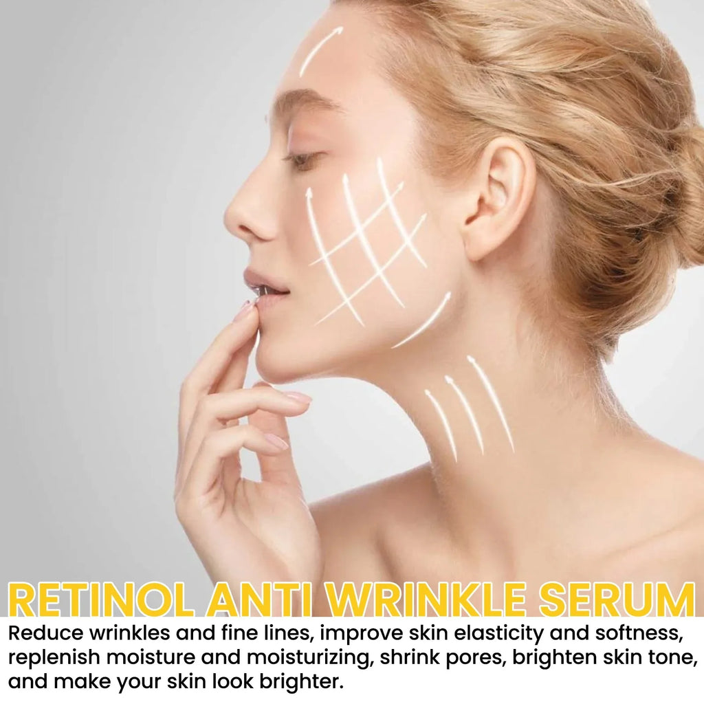 REAROYA Retinol & Hyaluronic Acid Anti-Wrinkle Facial Serum Anti-Aging Face Serum Oasis Select