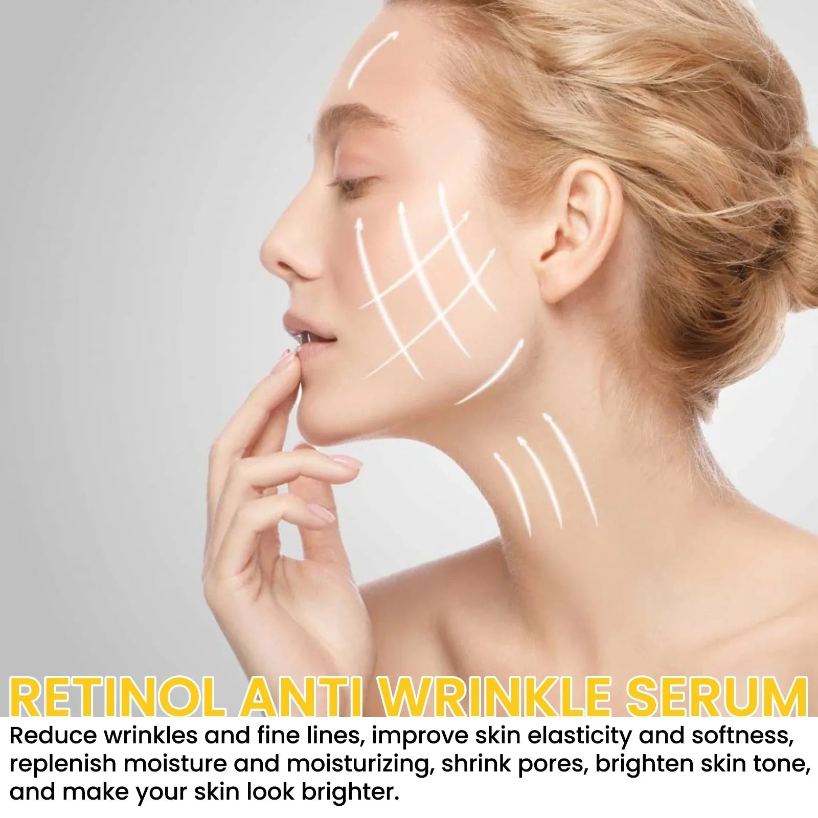 REAROYA Retinol & Hyaluronic Acid Anti-Wrinkle Facial Serum Anti-Aging Face Serum Oasis Select