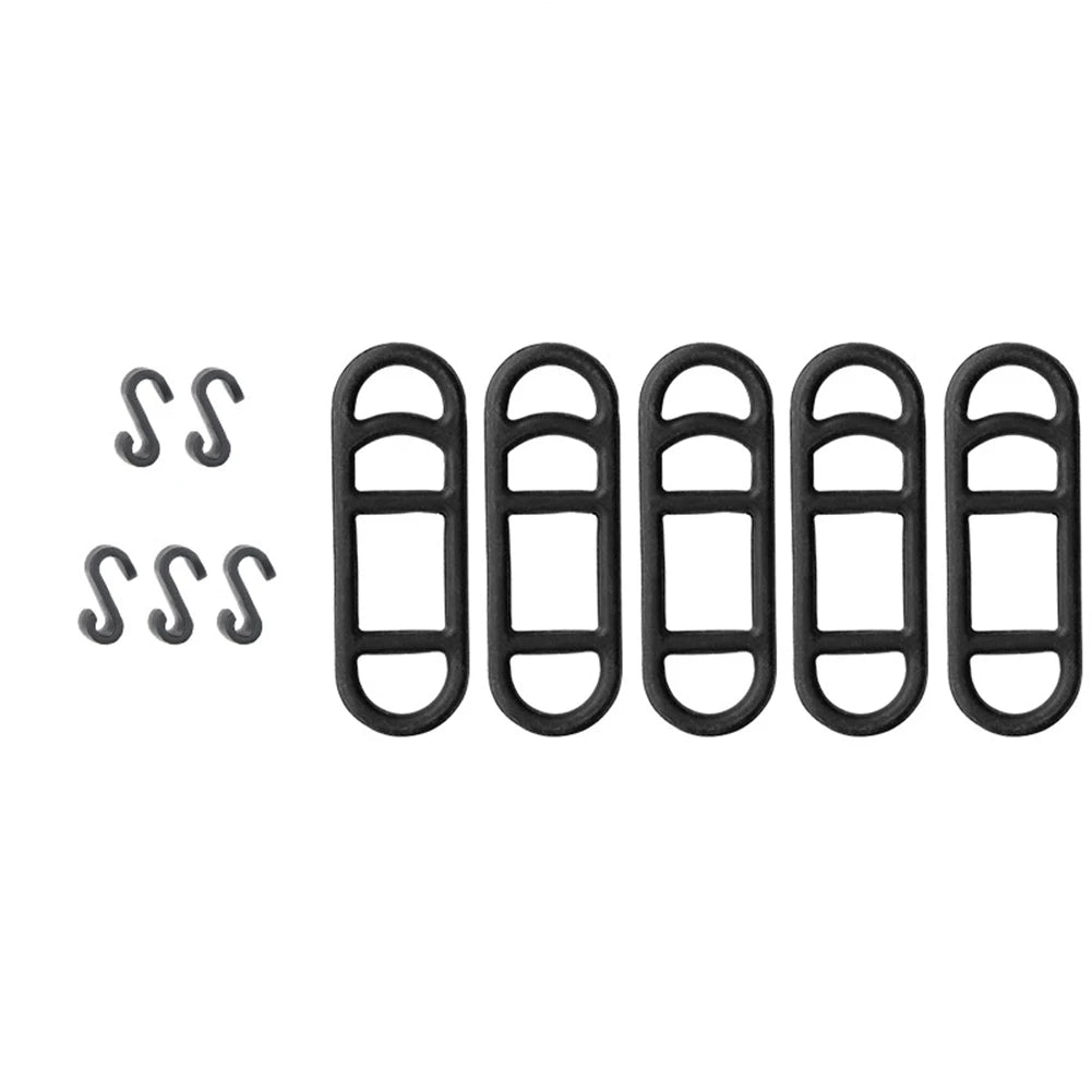 Bike Bicycle Silicone Elastic Strap Bandage Light Lamp Mount Holder 510Pcs Ideal Cycling Accessories for Every Bike Enthusiast Oasis Select B 5pcs