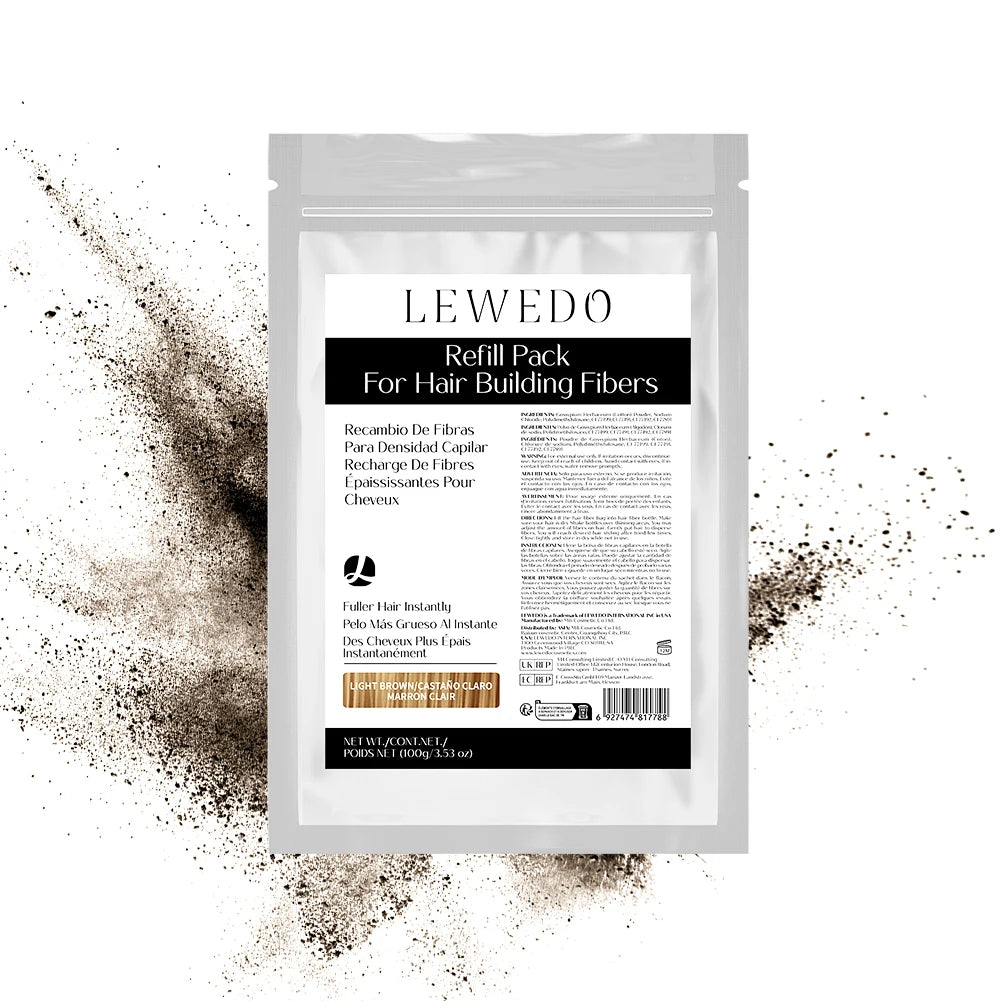 Lewedo Hair Building Fiber 100g – Keratin Thickening Powder