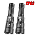 Rechargeable LED Flashlight – Zoomable Waterproof Tactical Torch