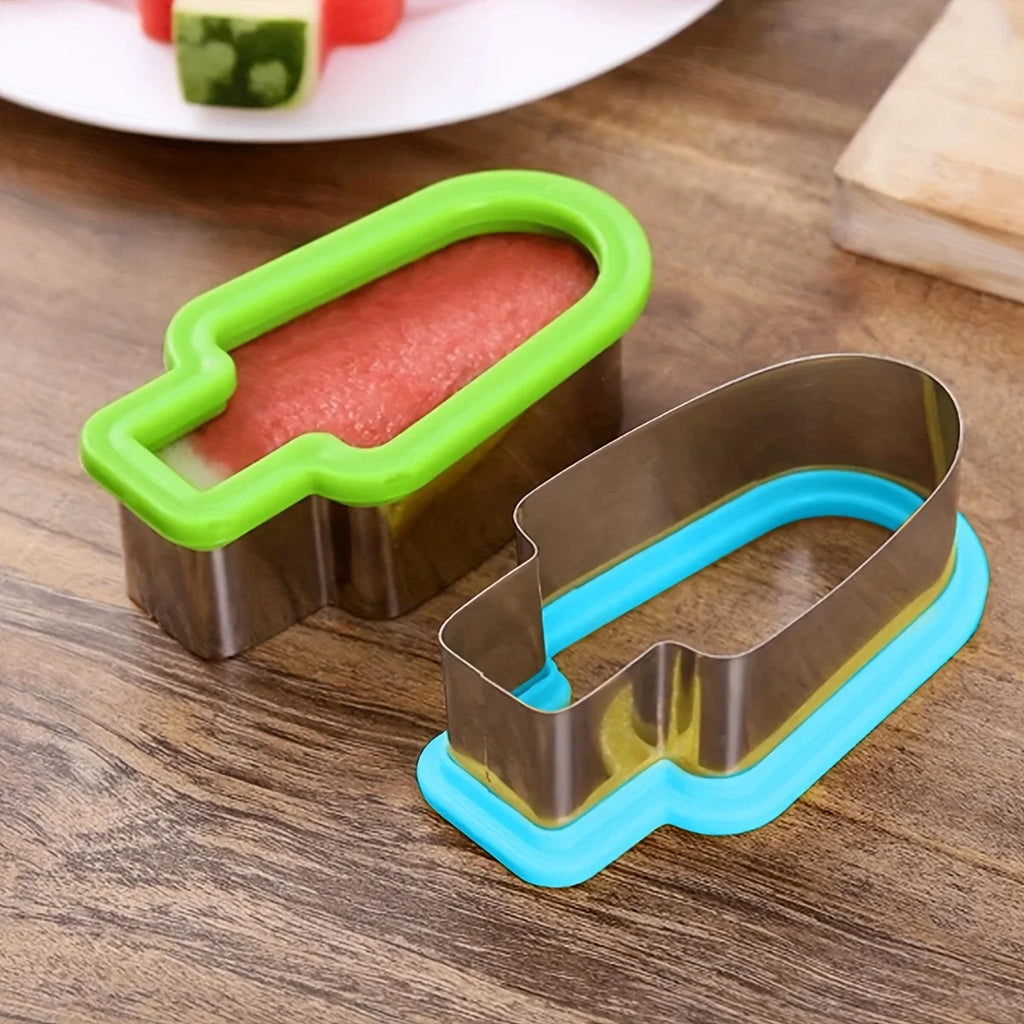 1pc Stainless Steel Watermelon Slicer & Popsicle Mold – Fun and Easy Fruit Cutter for Youngsters,Perfect for Summer Snacks Oasis Select