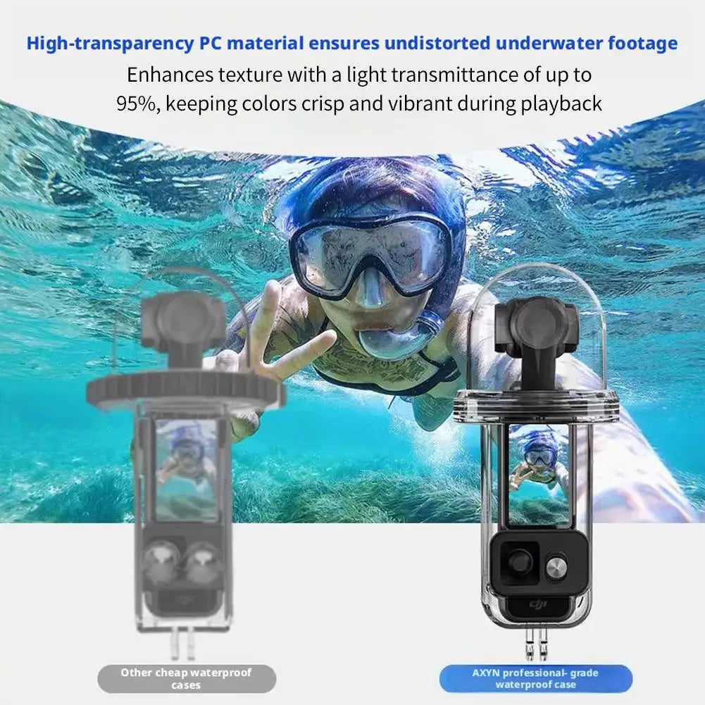 DJI Pocket 4 Waterproof Housing Case | 60M Diving Shell