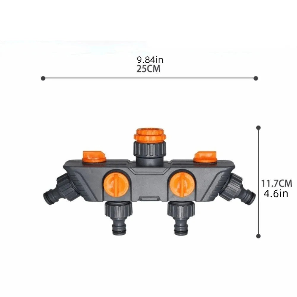 Four Independent Switches Hose Diverter Faucet Faucet Diverter Hose Connector Water Connector Pipe Splitter Tap Hose Connector Oasis Select