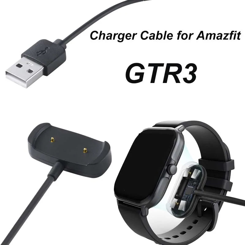 Amazfit GTR3 GTR4 GTS3 GTS4 T-Rex2 USB Fast Charger Dock Smartwatch Charger Dock Oasis Select