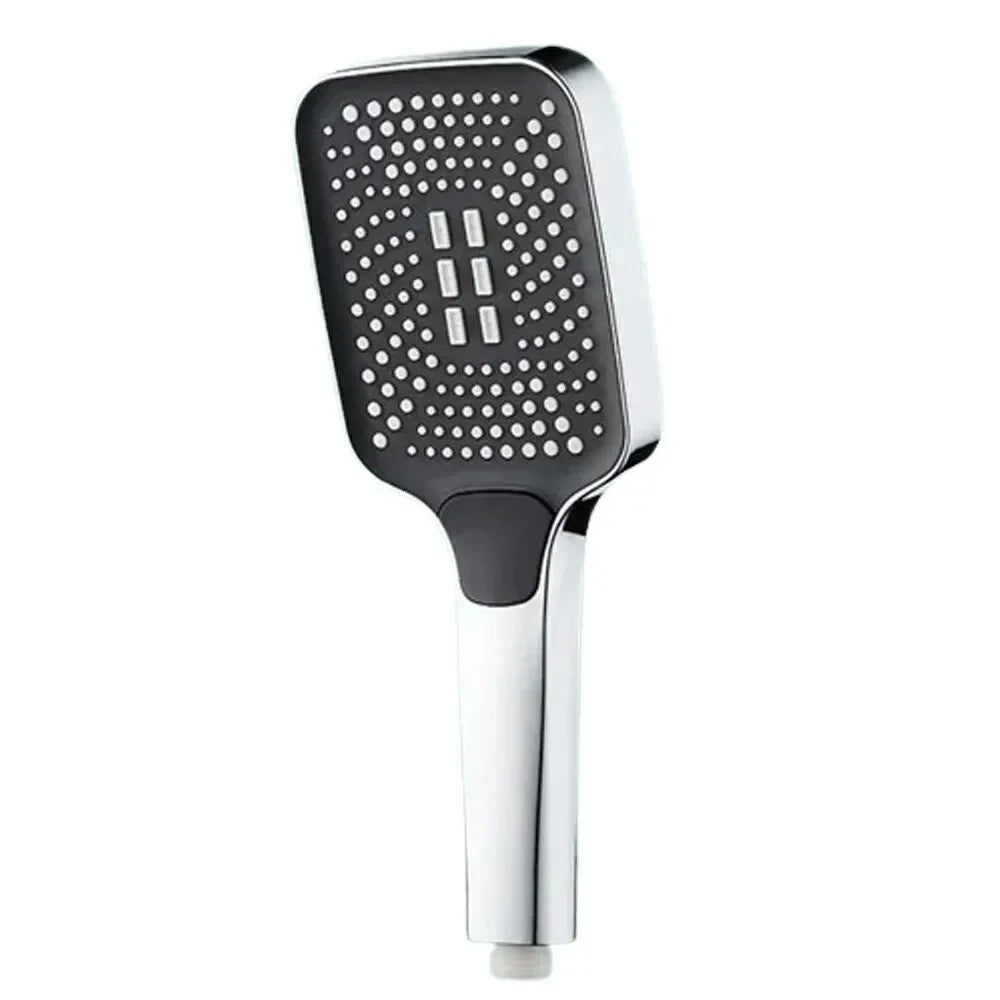 Adjustable Shower Head 3 Mode Rainfall Shower Large Flow Showerhead High Pressure Water Saving Shower Mixer Bathroom Accessories Oasis Select silver