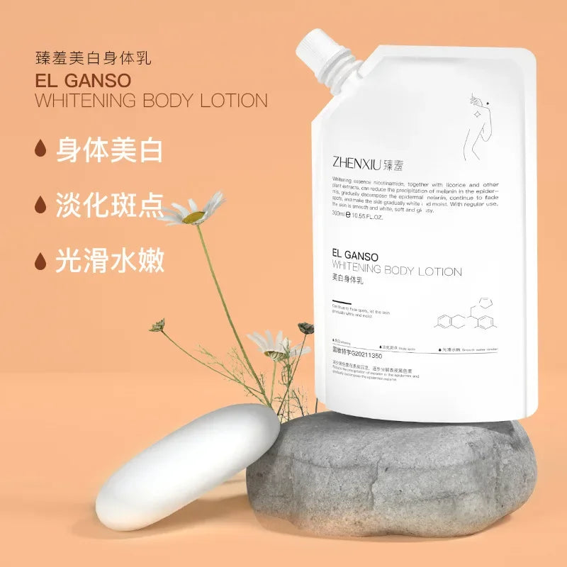300ml Whitening Body Milk Melanin Removing Whitening Cream Moisturizing Firming Skin Body Film Skin Care Products Oasis Select