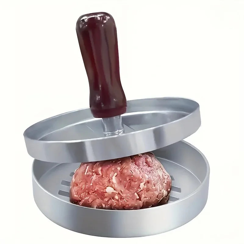 1PC Non-Stick Burger Press Patty Maker Metal Hamburger Mold for Beef Cheese Veggie Burger Making Suitable for BBQ Grill Cooking Oasis Select