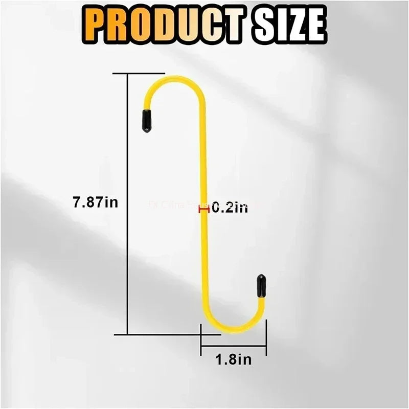 S-Shaped Brake Caliper Hanger Hooks with Rubber Tips - Universal Auto Tool for Brake Pad Replacement & Maintenance Oasis Select