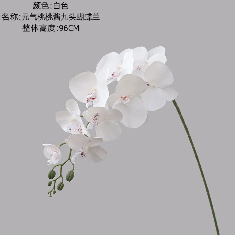 Real Touch Artificial Orchid Home Decor Wedding Decoration Oasis Select White