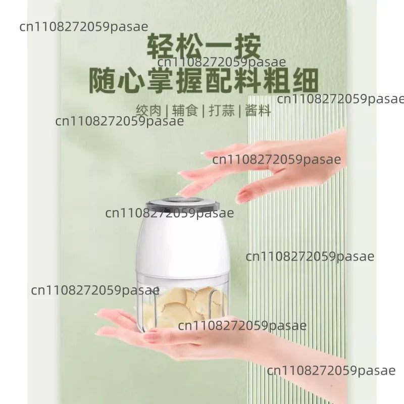 Grinder Garlic Machine Kitchen Multi-functional Cooking Wireless Electric Pull Peeling Small Meat Grinder Oasis Select