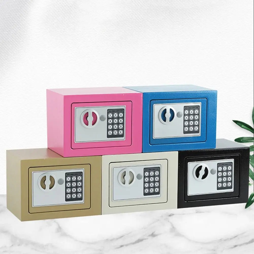 Anti-Theft Piggy Bank Password Lock Key Lock Combination Lock Security Box Battery-powered Household Electronic Money Bank Oasis Select