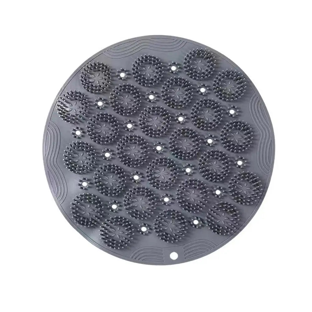 Silicone Shower Foot & Back Scrubber Mat – Wall Mounted Shower Scrubber Mat Oasis Select A