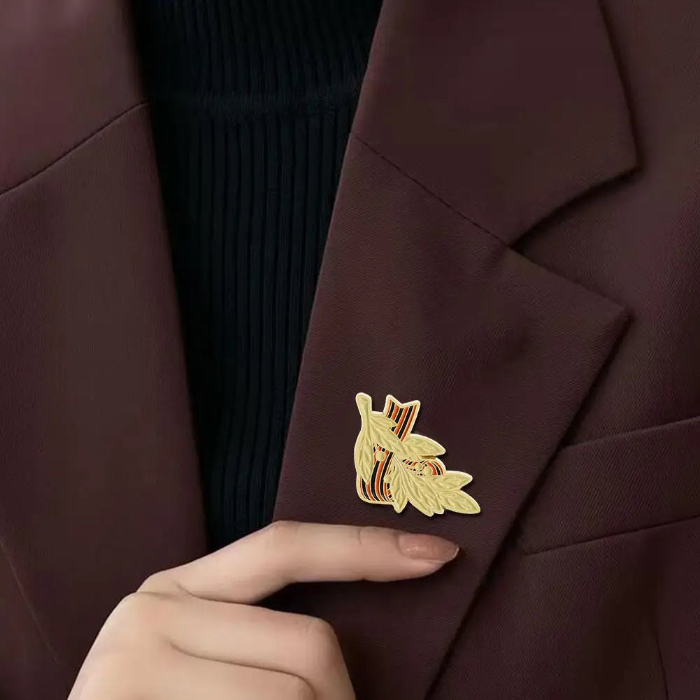St. George Enamel Pin Brooch – Victory Day Memorial Badge