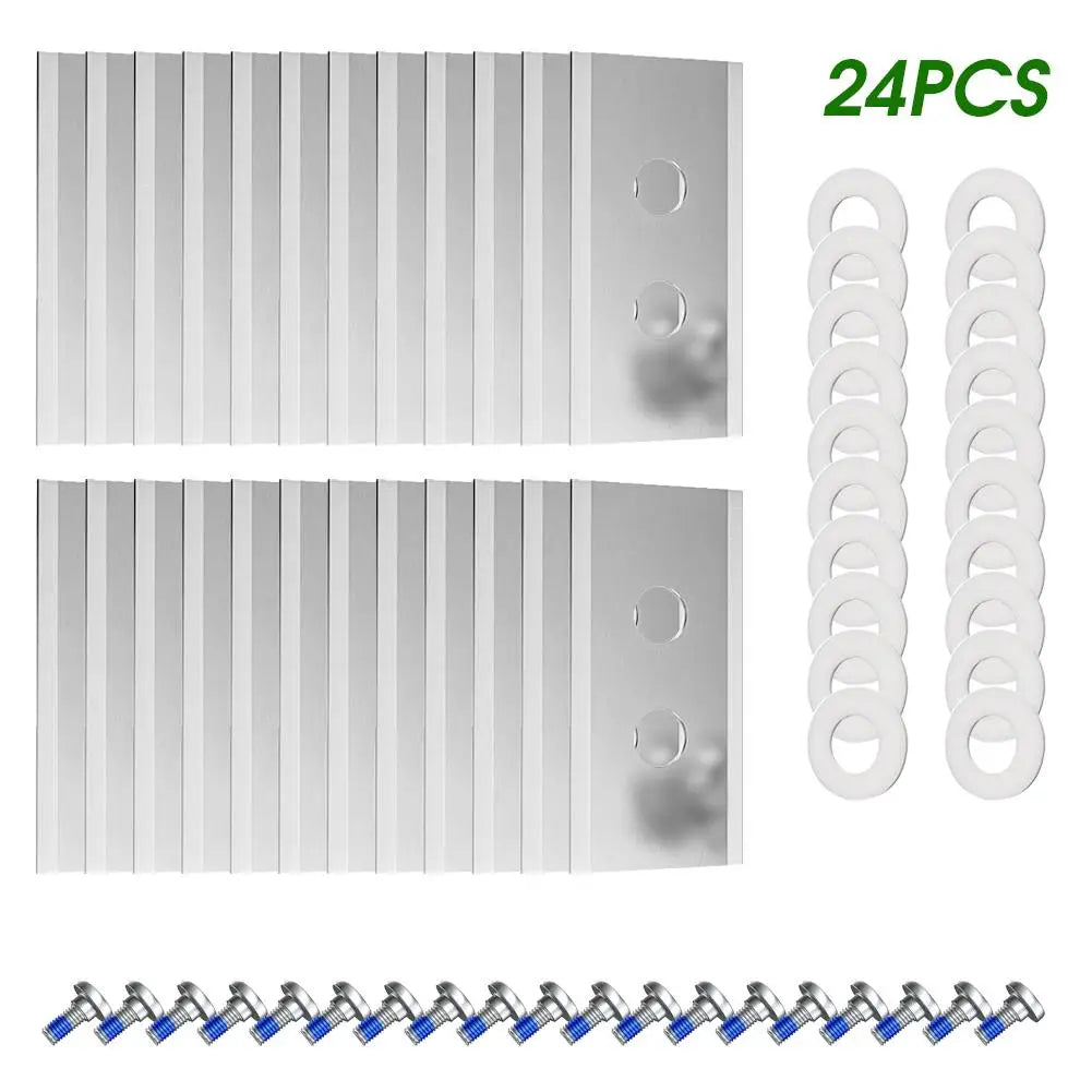 36Pcs Replacement Blades with Washers Screws for Mammotion Luba & Yuka All Series, Replacement Robotic Lawnmower Blades Oasis Select B