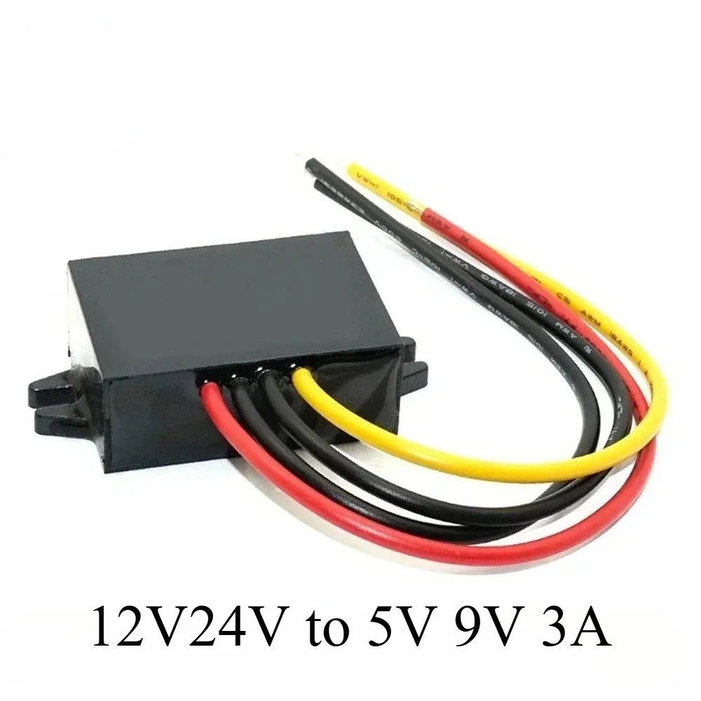 12V24V to 5V 12V24V to 5V 12V to 9V 3A Power Converter Step Down Power Supply Module 8-36V Buck to 5V for Car LED Display Oasis Select